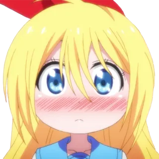 😳 a0cd9742 Anime, Dziewczyna, Rumieniec, Słodki, Kreskówka, Postać, Chibi telegram sticker