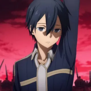 ♟ 5f0bab0c Kirito Sword Art Online Anime, Kirito, Sword Art Online, Video game, Animasi telegram sticker