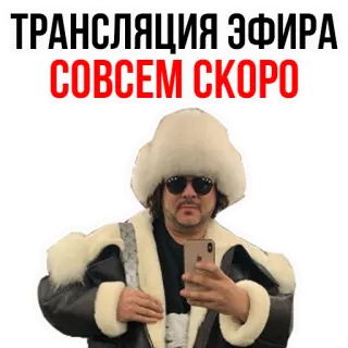 😙 9b5f9617 ТРАНСЛЯЦИЯ ЭФИРА СОВСЕМ СКОРО bald, übersetzung, russisch, übertragung telegram sticker