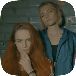 🤭 f9890f90 女性, 女孩, 朋友, 肖像, 人物, 青年 whatsapp sticker