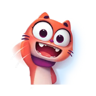 🐇 9226b264 cat, animal, cartoon, sticker, funny, playful telegram sticker