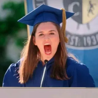 💞 107a0b5b laurea, università, studente, cerimonia, discorso whatsapp sticker