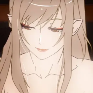 🤍 77cc4794 Anime, Dziewczyna, Portret, Elf, Ilustracja, Postać telegram sticker