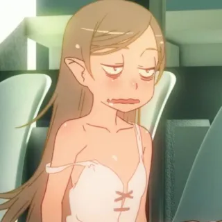 🤍 c89d272a Anime, Dziewczyna, Kreskówka, Wyczerpany/a, Śpiący/a telegram sticker