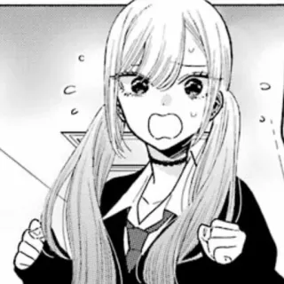 😥 2345bff8 Anime, Mangá, Uniforme escolar, Garota, Fofa, Expressão, Nervosa telegram sticker