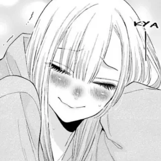 🥰 5feccf32 KYA Anime, Mangá, Feliz, Sorriso, Garota telegram sticker