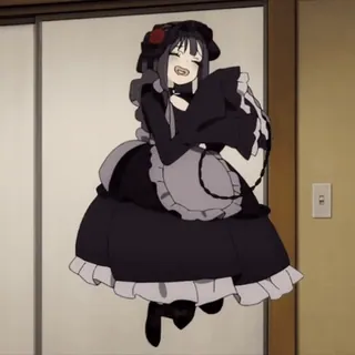 😍 693f168e 动漫, 女孩, 连衣裙, 女仆, 可爱 telegram sticker