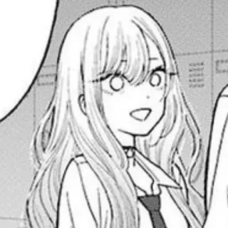 📀 186622c8 Аниме, Манга, Девушка, Портрет, Школьная форма, Счастливый telegram sticker