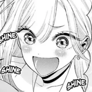 📀 616e3f47 Marin Kitagawa My Dress-Up Darling Shine Марин Китагава, Эта фарфоровая кукла влюбилась, Аниме, Манга, Милый, Счастливый, Блеск telegram sticker