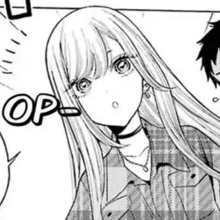 📀 dab6033b OP- Аниме, Манга, Девушка, Выражение, В шоке, Удивлен telegram sticker