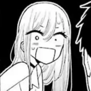 📀 fda2cb64 Аниме, Манга, Мультфильм, В шоке, Смешно, Иллюстрация telegram sticker