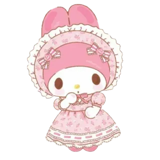 🌸 4732597f My Melody My Melody, Sanrio, Cartoon, Leuk, Roze, Kawaii telegram sticker
