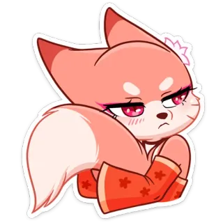 Кицунэ Аи (@TgSticker) telegram stickers