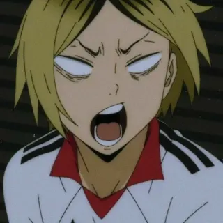 ❤️ 1d894b69 Kenma Kozume Haikyuu!! kenma, haikyuu, anime, desenho animado, personagem, adesivo telegram sticker