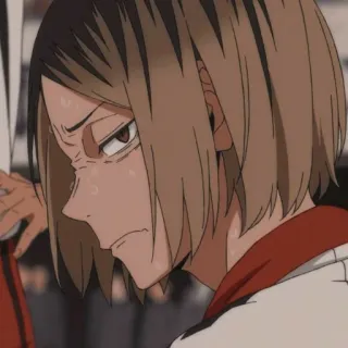 ❤️ 50ffe834 Kenma Kozume Haikyuu!! Anime, Haikyuu, Kenma, Kozume, Vôlei, Esportes, Personagem telegram sticker