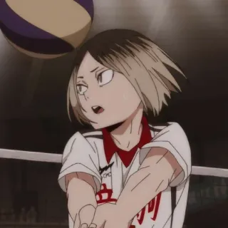 ❤️ 8f4aacdc Kenma Kozume Haikyu!! Anime, Vôlei, Haikyu!!, Kenma, Kozume, Personagem telegram sticker