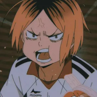 ❤️ 9b666f5a Kenma Kozume Haikyuu!! Anime, Haikyuu, Kenma Kozume, Voleibol, Desenho animado telegram sticker