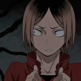 ❤️ cf45cf41 Kenma Kozume Haikyu!! kenma, haikyuu, anime, kozume, mangá, personagem telegram sticker