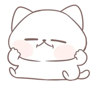⭐ 07448e85 gatto, carino, animale, adesivo, kawaii telegram sticker