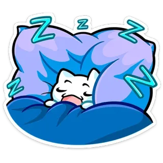 😴 c8d15391 Z
Z
Z cat, sleeping, zzz, pillow, cute, cartoon telegram sticker