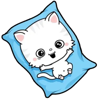 😀 9f031794 gatto, gattino, animale, cartone animato, carino, animale domestico telegram sticker