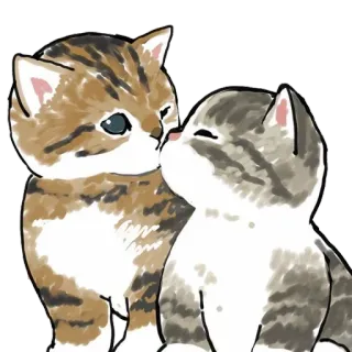 💞 db5558cb kucing, anak kucing, binatang, imut, kawaii, hewan peliharaan whatsapp sticker