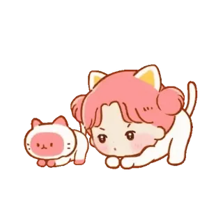 🍭Cute kitty club @Mycute_stickers whatsapp stickers