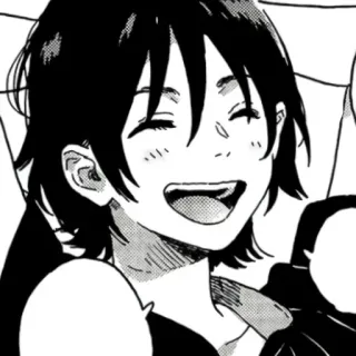 🌼 59998ddf anime, manga, sorridente, felice, cartone animato, ritratto telegram sticker