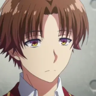 🏫 42474c61 Ayanokoji Kiyotaka Classroom of the Elite 动漫, 欢迎来到实力至上主义的教室, 绫小路清隆 telegram sticker