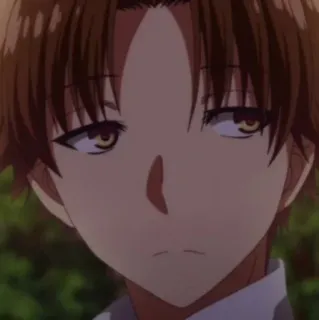 🏫 83b25bde Kiyotaka Ayanokoji Classroom of the Elite 动漫, 实力至上主义教室, 绫小路清隆, 角色, 严肃 telegram sticker