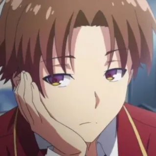 🏫 981a1566 Ayanokoji Kiyotaka Classroom of the Elite 动漫, 角色, 欢迎来到实力至上主义的教室, 绫小路, 学校 telegram sticker