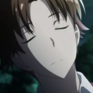 Kiyotaka Ayanokouji || @Shrlck_hlms whatsapp stickers