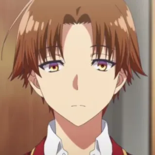 🏫 edfbc6ff Ayanokoji Kiyotaka Classroom of the Elite 动漫, 欢迎来到实力至上主义的教室, 绫小路, 清隆, 动画, 肖像 telegram sticker