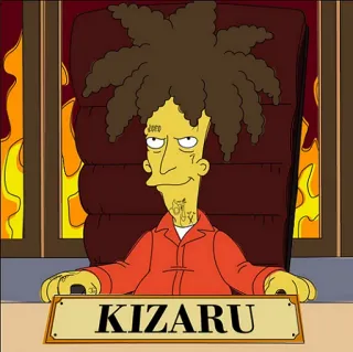 KIZARUbyXomo telegram stickers