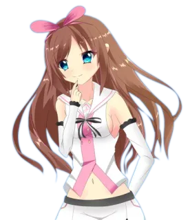 🤔 c4d7e86e อนิเมะ, การ์ตูน, น่ารัก, ผู้หญิง, ตัวละคร, สีชมพู telegram sticker