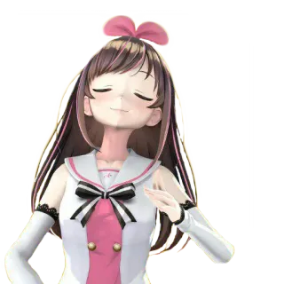 👌 6a6ff312 Kizuna AI Anime Mädchen, Virtuelle YouTuberin, Kizuna Ai, Süß, Kawaii whatsapp sticker