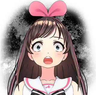 😱 7f88eae2 Kizuna AI Anime, Virtueller YouTuber, Kizuna Ai, VTuber, Überrascht, Geschockt whatsapp sticker