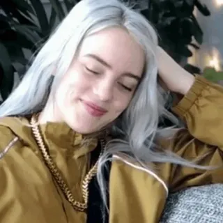 😐 d0dfd928 Billie Eilish Billie Eilish, piosenkarka, muzyk, celebryta, gwiazda pop telegram sticker
