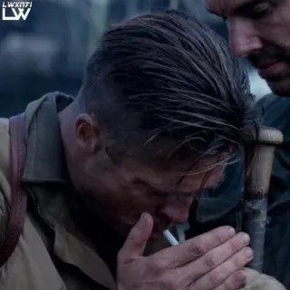 🗿 03becded Mann, Zigarette, Rauchen, Porträt telegram sticker