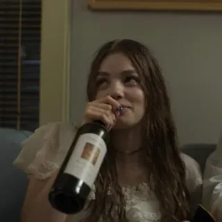 🗿 8e0ecfcb Wein, Trinken, Alkohol, Frau telegram sticker