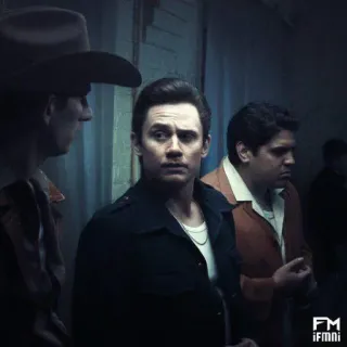 🗿 8f19925d Männer, Gruppe, Innenbereich, Kleidung, Leute, Vintage telegram sticker