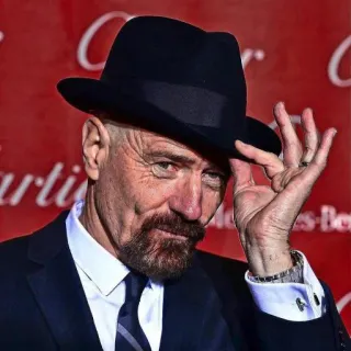 🗿 be750850 Walter White Breaking Bad Walter White, Heisenberg, Breaking Bad, Bryan Cranston, Hut, Charakter telegram sticker