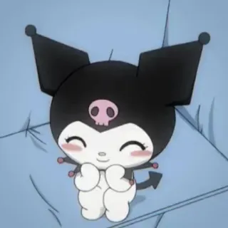 🧦 f711ec33 Kuromi Kuromi, Sanrio, Anime, Kawaii, Personage, Leuk telegram sticker