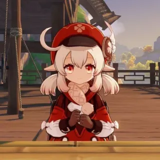 🙂 6d584046 Klee Genshin Impact Klee, Genshin Impact, anime, videojuego, personaje, lindo telegram sticker