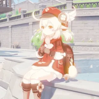 💗 38c8c7ef Klee Genshin Impact Klee, Genshin Impact, anime, video game, karakter telegram sticker