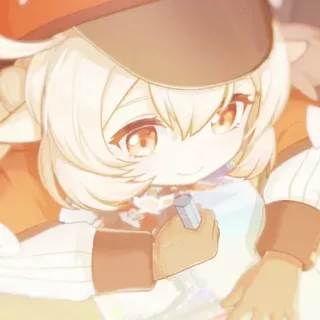 💗 9fe455b5 Klee Genshin Impact anime, video game, Klee, Genshin Impact, imut, kawaii, karakter telegram sticker