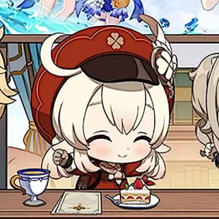 🦋 de989a99 Klee Genshin Impact Anime, Charakter, Klee, Genshin Impact, Spiel, süß telegram sticker