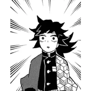 😳 21c8dc56 Giyu Tomioka Demon Slayer anime, manga, demon slayer, giyu tomioka, character, entertainment whatsapp sticker