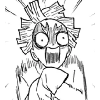 😱 4ad9e558 Zenitsu Agatsuma Demon Slayer anime, manga, demon slayer, zenitsu agatsuma, character, funny face, shocked whatsapp sticker