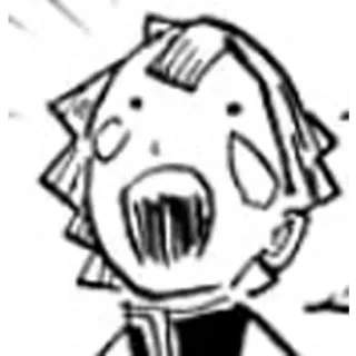 😢 9c443e45 Zenitsu Agatsuma Demon Slayer anime, manga, demon slayer, zenitsu, character, funny, scared whatsapp sticker